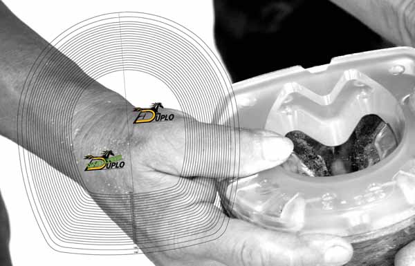 Template alternative hoof protection for different hoof shapes