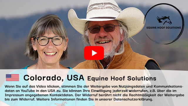 Kathryn und Peter van der Gugten von Equine Hoof Solutions