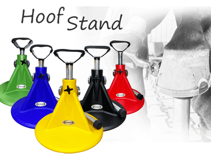 Blacksmith Hoof Stands for Alternative Hoof Protection and Compo