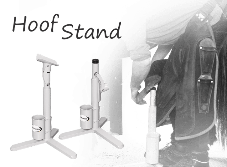 Blacksmith Hoof Stand (aluminum / 3-legged / adjustable)