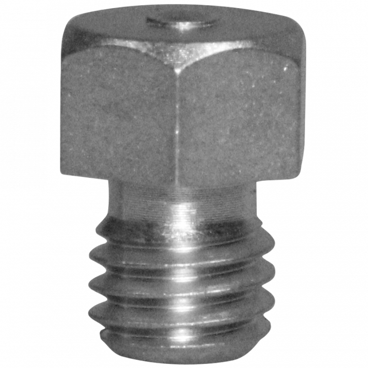 Hexagonal Studs for Grip in Extreme Situations - not self-tapping - 6mm (M8) (for Straight Bar Shoes, effective height 3mm)