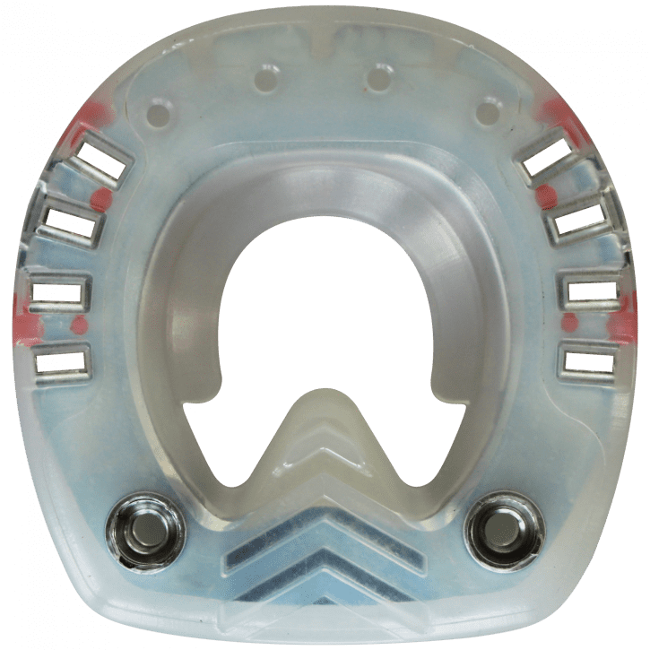 Jumper - Straight Bar Shoe mit Seitenkappen und 2 stabilen Gewindeeinsätzen (Standard / STS / 110mm / M8) - Duplo