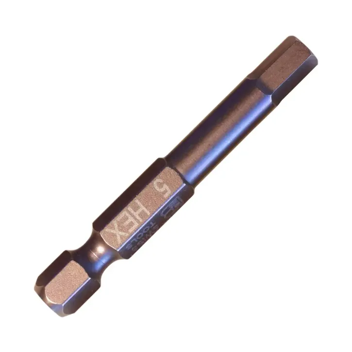 PrecisionBit for hexagon, 1/4 inch E 6.3, Hexagon: 5mm (M10)