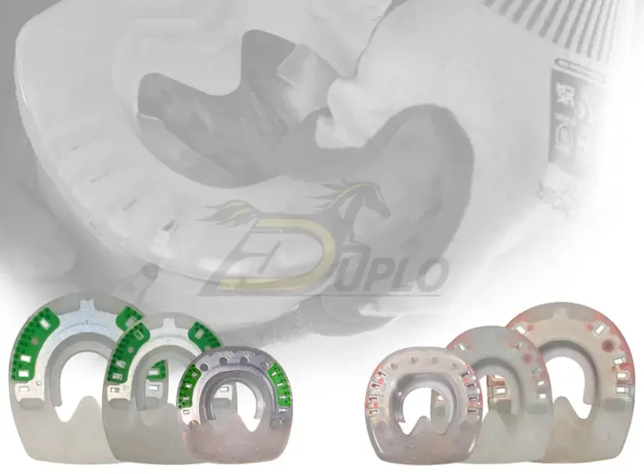 Herradura compuesta sin pestañas laterales