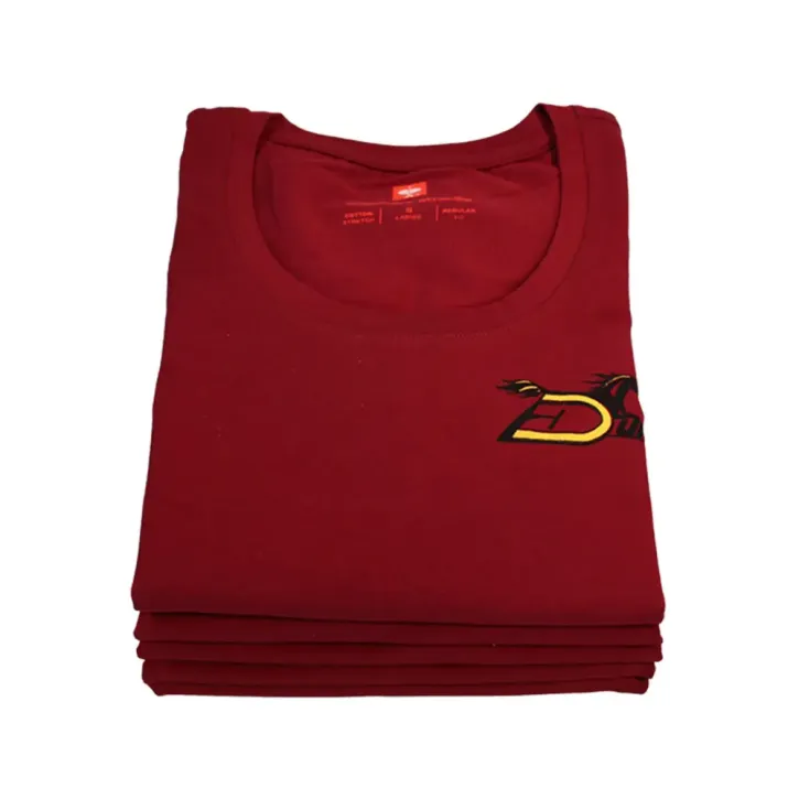 T-Shirt (mujeres / XXL / rojo vino)