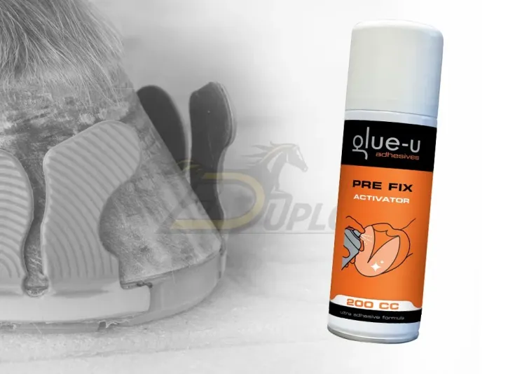 glue-u PRE FIX Activator (200ml) — Schneller kleben am Huf