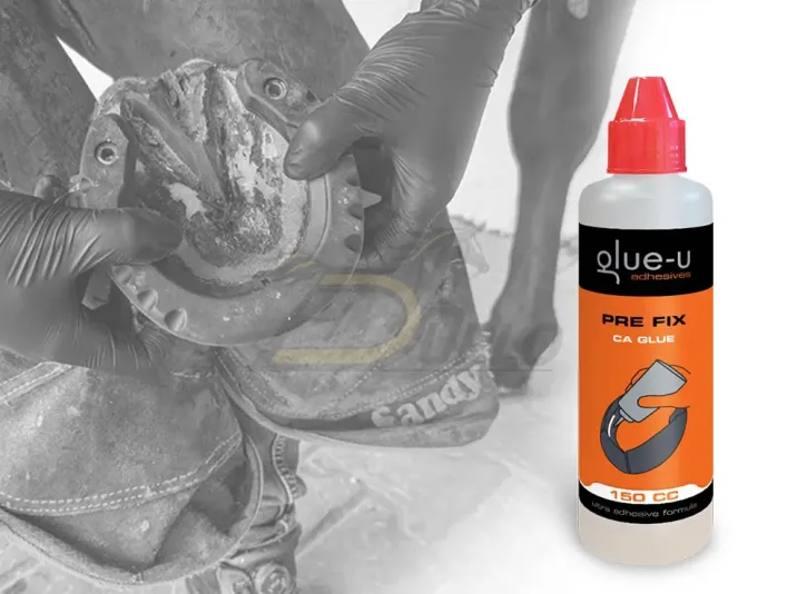 glue-u PRE FIX CA Glue (150 ml) – per il prefissaggio del GluShu sullo zoccolo