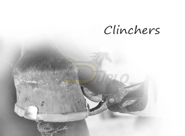 Hoof Clinchers — Precise and Secure Clinching