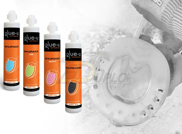 glue-u SHUPACK cuscinetti per zoccoli in uretano
