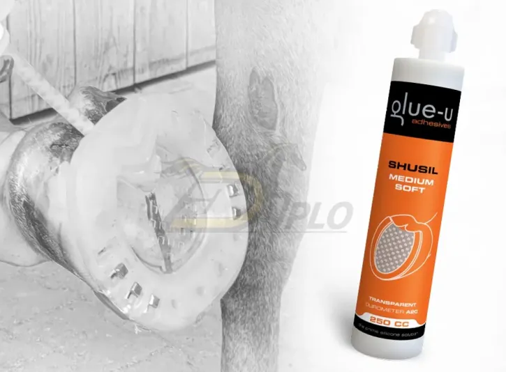 glue-u SHUSIL Silikon-Hufpolster (A20 medium soft)