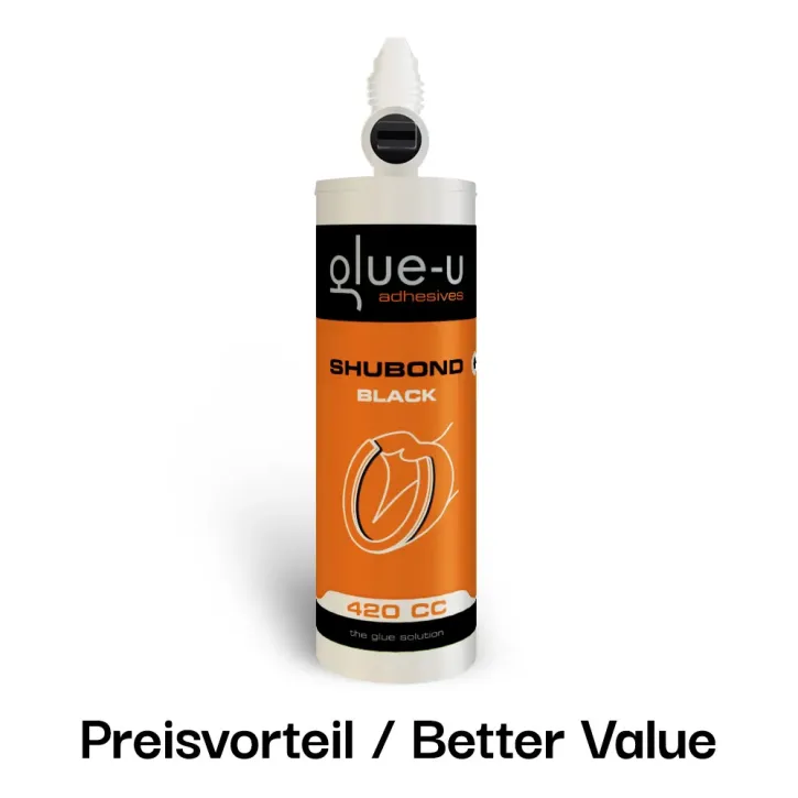 glue-u SHUBOND Acrylic Glue (Black / 420ml)