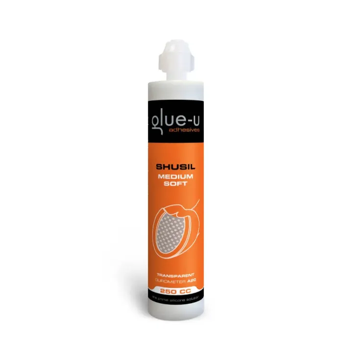 glue-u SHUSIL (A20 medium soft) cuscinetti per zoccoli in silocone