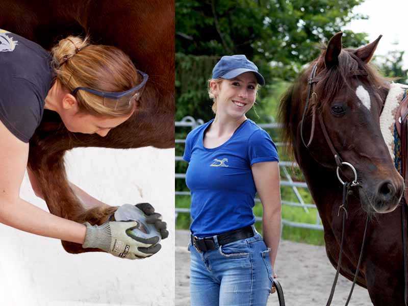 Shelly Frank - professional advice about our alternative hoof protection