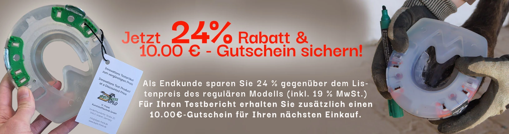 Testbeschlag