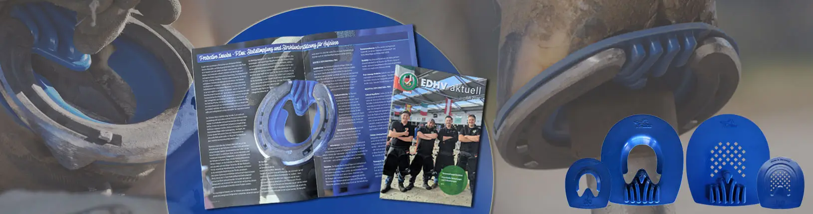 Berichterstattung im EDHV-Magazin Juli 2026 über die Protective Insoles für Hufeisen.