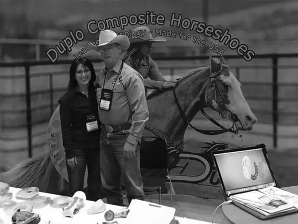 John Cosgriff und Edeltraud Frank auf dem Farrier Summit in Cincinnati.