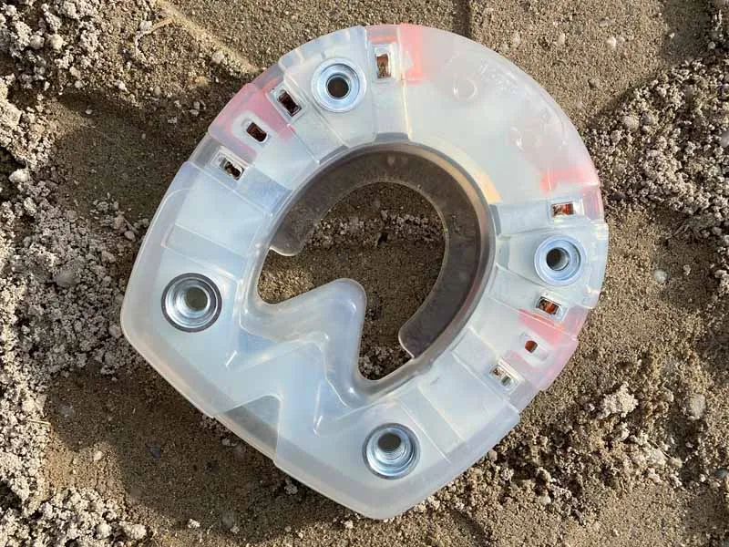 Threaded Straight Bar Horseshoe for Draft Horses