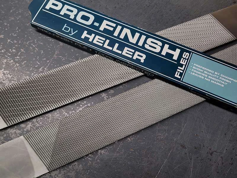 Heller Pro Finish Hufraspel mit zwei feinen Seiten