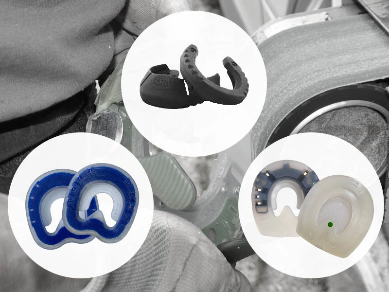 Optionen für individuellen geklebten Hufschutz - Verbund-Hufeisen, Kunststoffbeschlag, GluShu KLebeschuh und blueline Kombi-Hufbeschlag