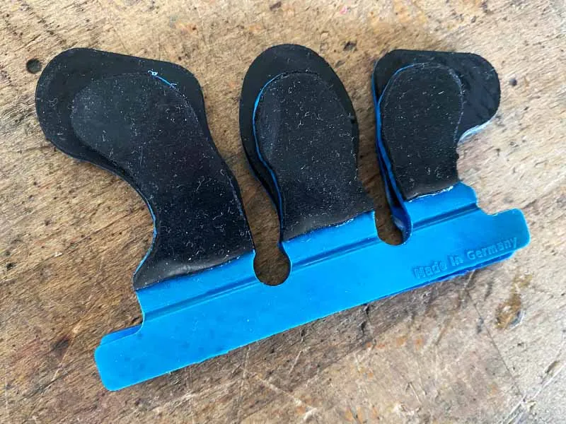 a modified glue-on tap for a shock-absorbing pony horseshoe