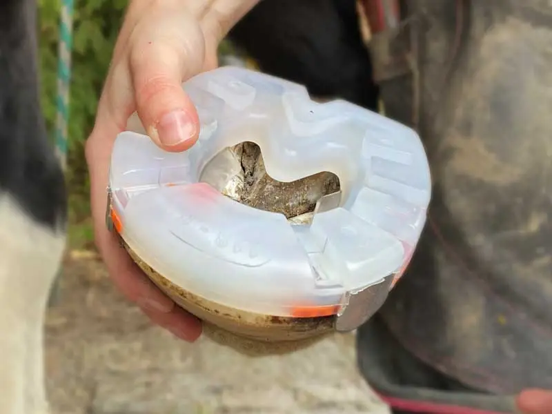 clipped and profiled heavy duty shoe