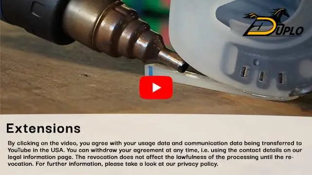 A farrier extends a composite horseshoe with extensions using hot air welding.