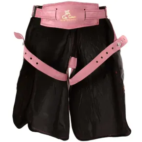 Farrier Apron Con Cuero – Elite (pink / short) – Synthetic Base + Suede