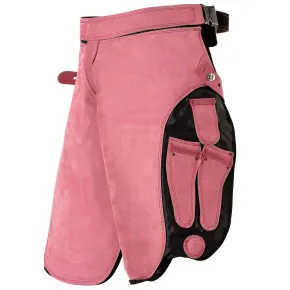 Farrier Apron Con Cuero – Elite (pink / short) – Synthetic Base + Suede