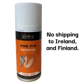 glue-u PRE FIX Activator (150ml) - Incollaggio accelerato sullo zoccolo