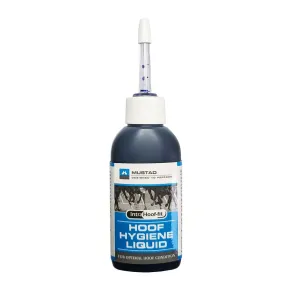 Higiene del casco con el Hoof Hygiene Liquid de Mustad (botella de 50ml)