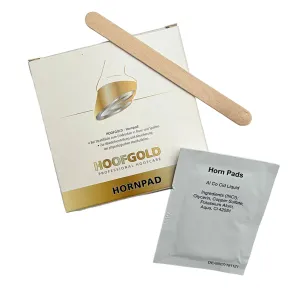 HOOFGOLD Hornpads para el cuidado específico del casco (10 pads)