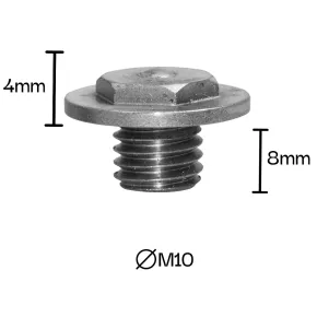 Anti-Skid Studs 4mm (M10) with Disk